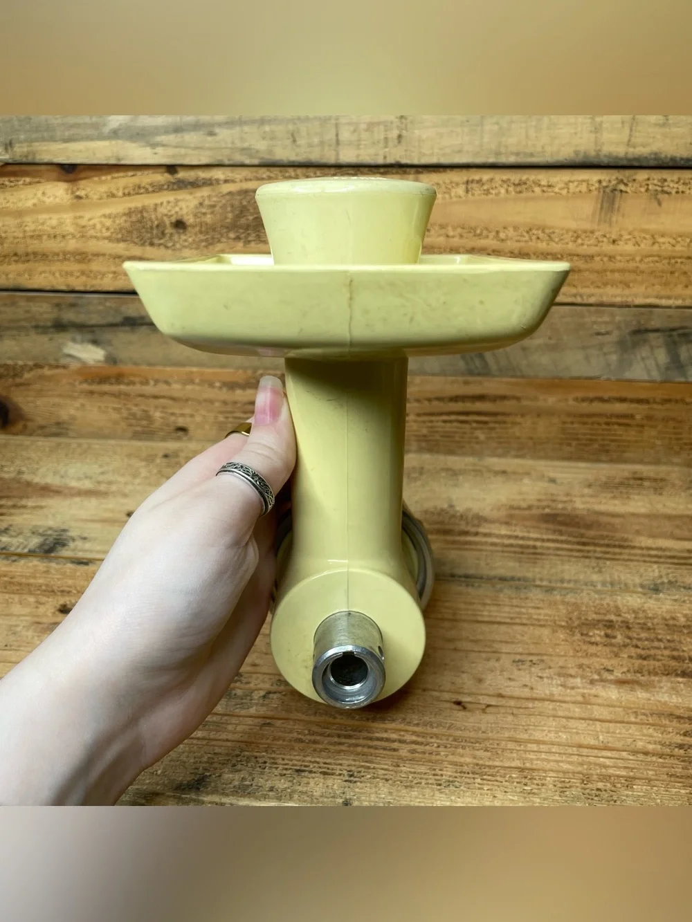 Vintage Oster Regency Kitchen Center Meat Grinder Attachment Tested (NO BLADE)